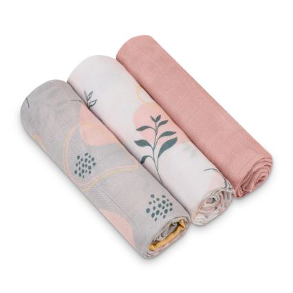 Lionelo - SÆT af 3 bambusbleer BAMBOO SET 70x70 cm Leaf