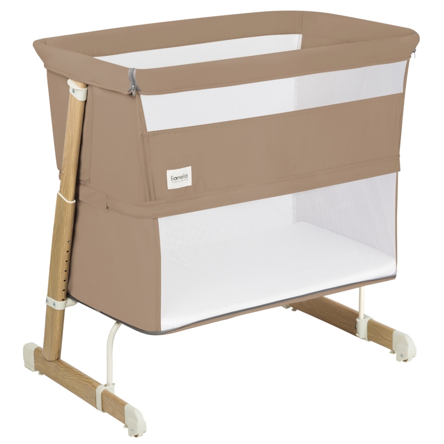 Lionelo - THOMI PLUS 5-i-1 babyseng, beige karamel