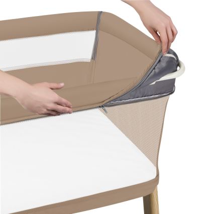 Lionelo - THOMI PLUS 5-i-1 babyseng, beige karamel