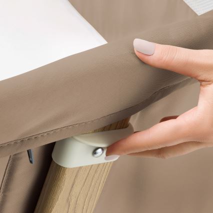 Lionelo - THOMI PLUS 5-i-1 babyseng, beige karamel