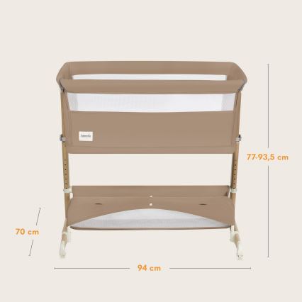 Lionelo - THOMI PLUS 5-i-1 babyseng, beige karamel