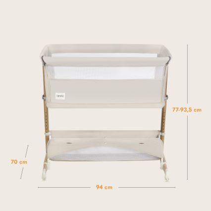 Lionelo - THOMI PLUS 5-i-1 babyseng, Beige Sand