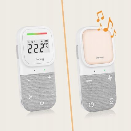 Lionelo - Trådløs opladningsbar babylytte BABYLINE 2.3 5V