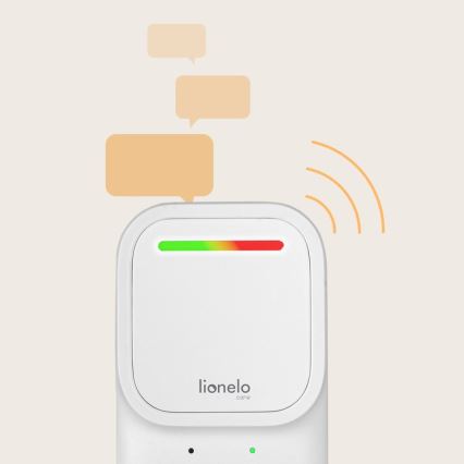 Lionelo - Trådløs genopladelig babyalarm BABYLINE 2.2 5V