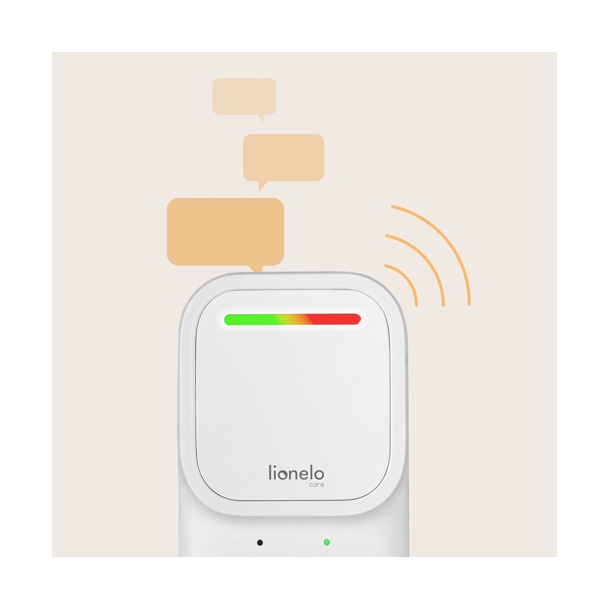 Lionelo - Trådløs genopladelig babyalarm BABYLINE 2.2 5V