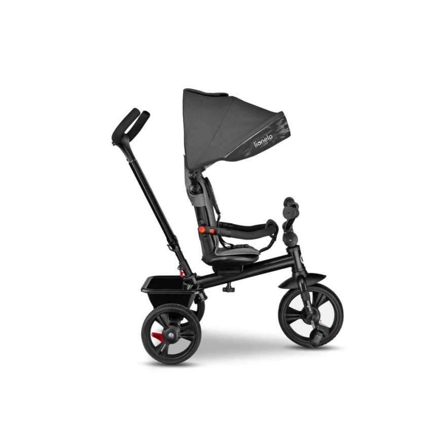 Lionelo - Trehjulet cykel HAARI grå/sort