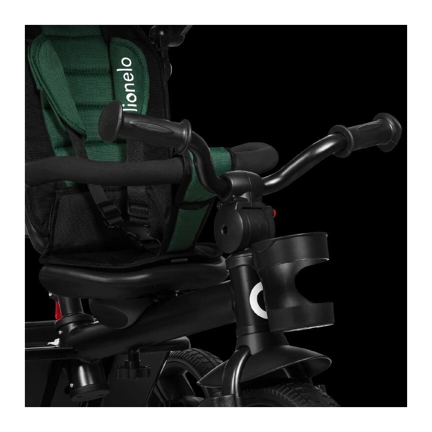 Lionelo - Trehjulet cykel HAARI grøn/sort