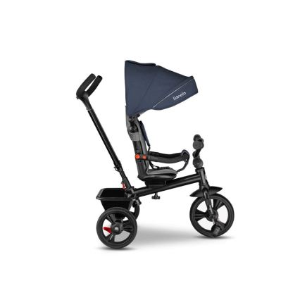 Lionelo - Trehjulet cykel HAARI mørkeblå/grå