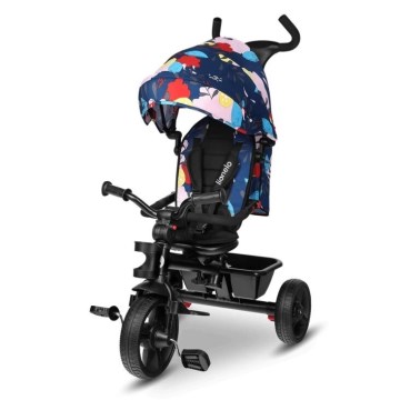 Lionelo - Trehjulet cykel HAARI sort/farverig
