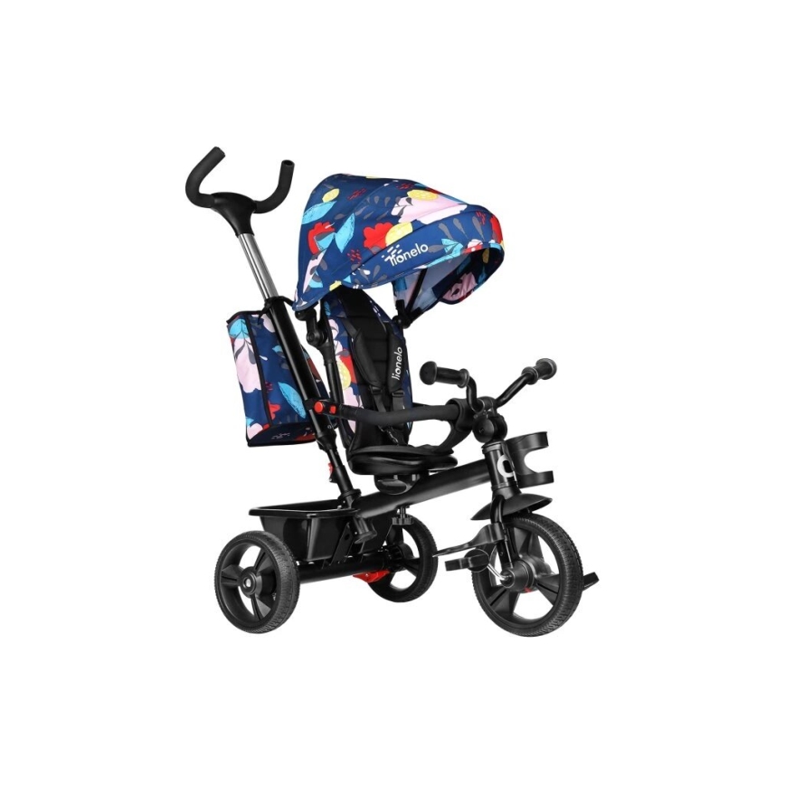 Lionelo - Trehjulet cykel HAARI sort/farverig