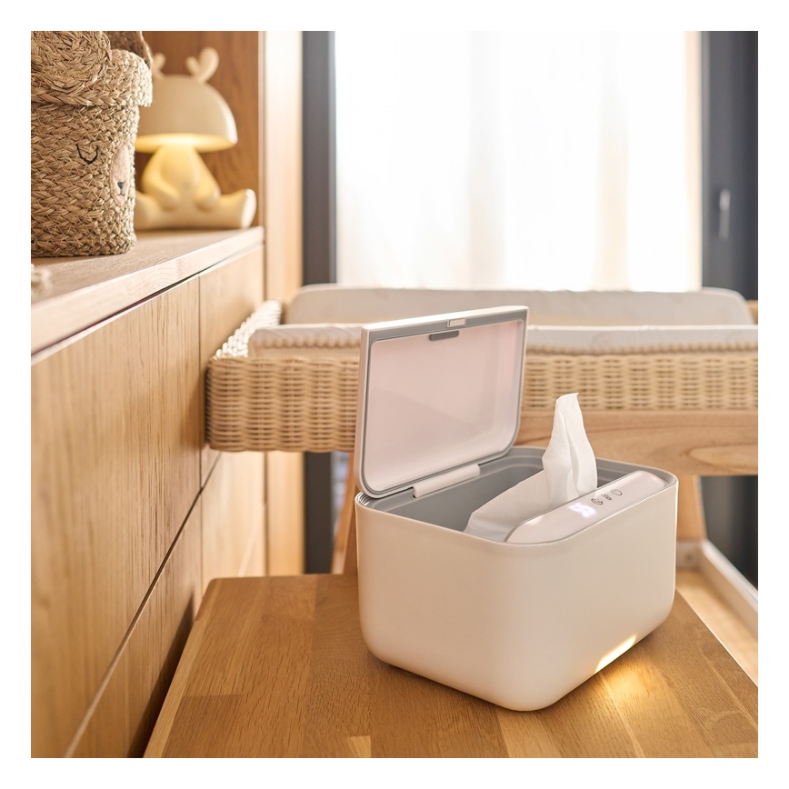 Lionelo - Varmer til vådservietter BABYBLISS 20W/230V