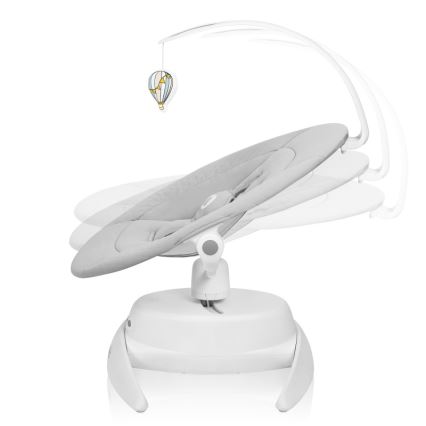 Lionelo - Vippestol til baby med musik IRIS Grey Concrete