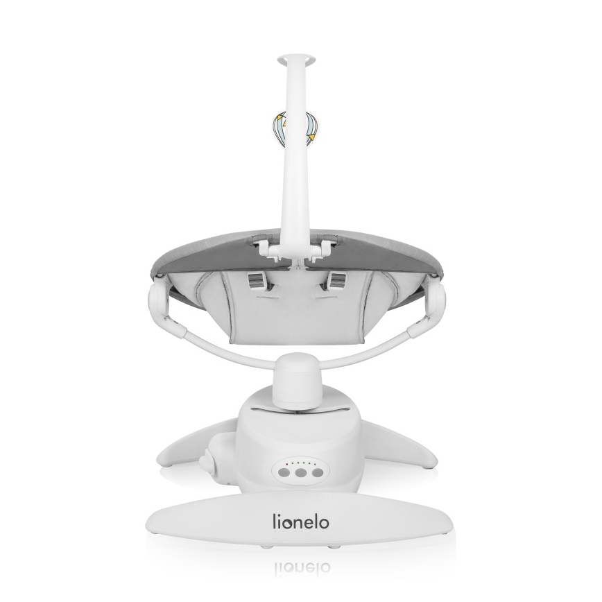 Lionelo - Vippestol til baby med musik IRIS Grey Concrete