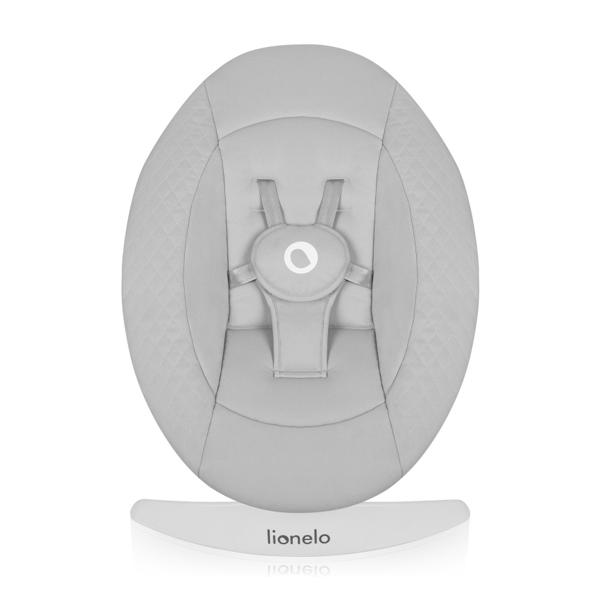 Lionelo - Vippestol til baby med musik IRIS Grey Concrete