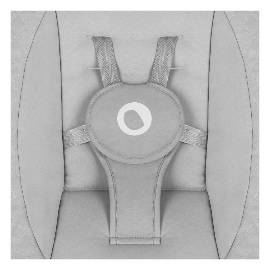 Lionelo - Vippestol til baby med musik IRIS Grey Concrete