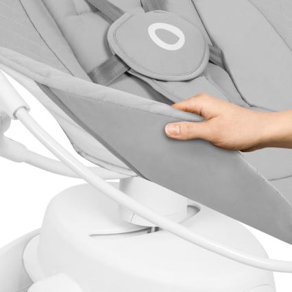 Lionelo - Vippestol til baby med musik IRIS Grey Concrete