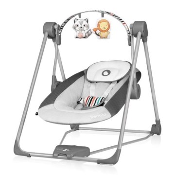 Lionelo - Vippestol til baby OTTO 4xLR14 Cozy Grey