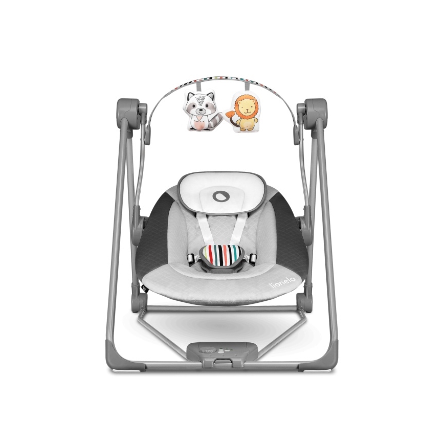 Lionelo - Vippestol til baby OTTO 4xLR14 Cozy Grey