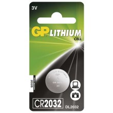 Lithium knapcelle CR2032 GP LITHIUM 3V/220 mAh