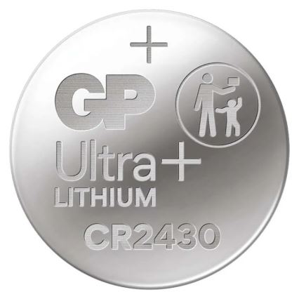 Lithium knapcelle CR2430 GP LITHIUM 3V/300 mAh