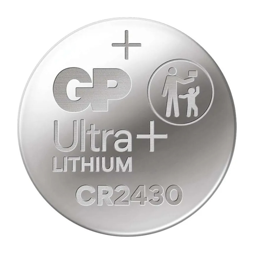 Lithium knapcelle CR2430 GP LITHIUM 3V/300 mAh