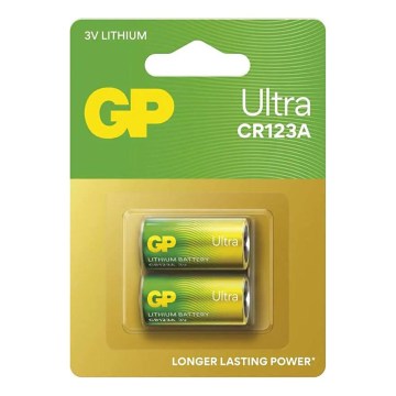 Litiumbatteri CR123A GP LITHIUM 3V/1400 mAh