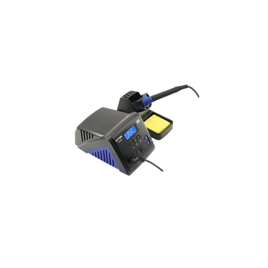 Loddekolbestation med LCD-display 80 W/230 V