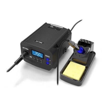 Loddekolbestation med LCD-skærm 65 W/230 V