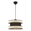 Loft lampe HALO 1xE27/60W/230V sort/creme