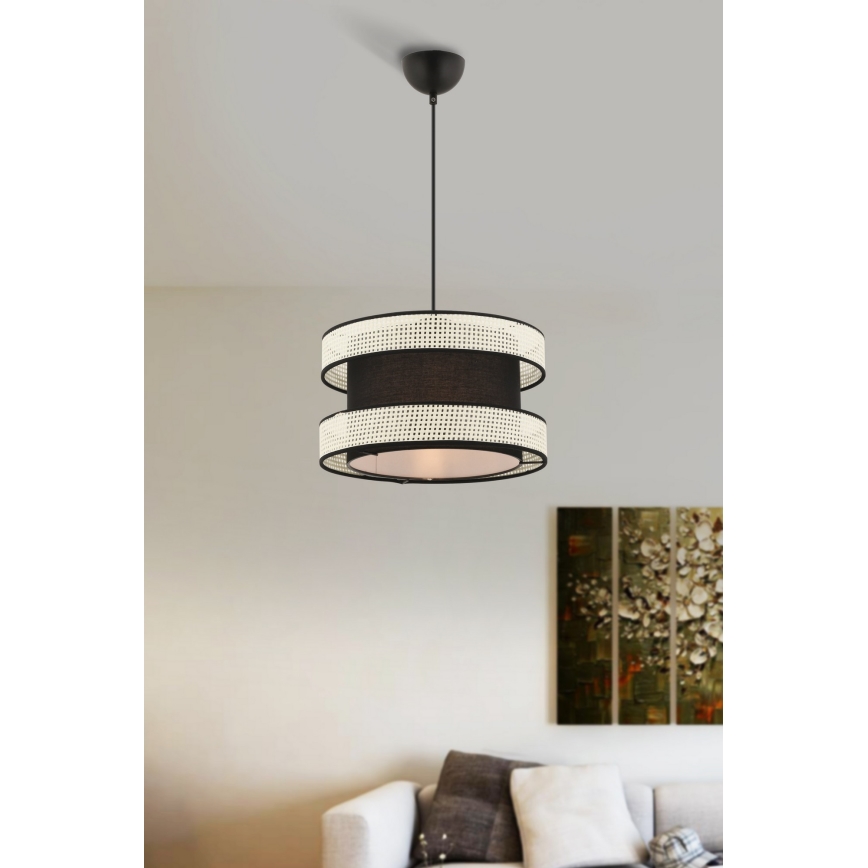 Loft lampe HALO 1xE27/60W/230V sort/creme