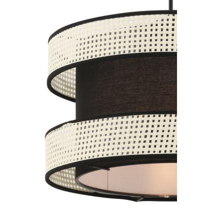 Loft lampe HALO 1xE27/60W/230V sort/creme