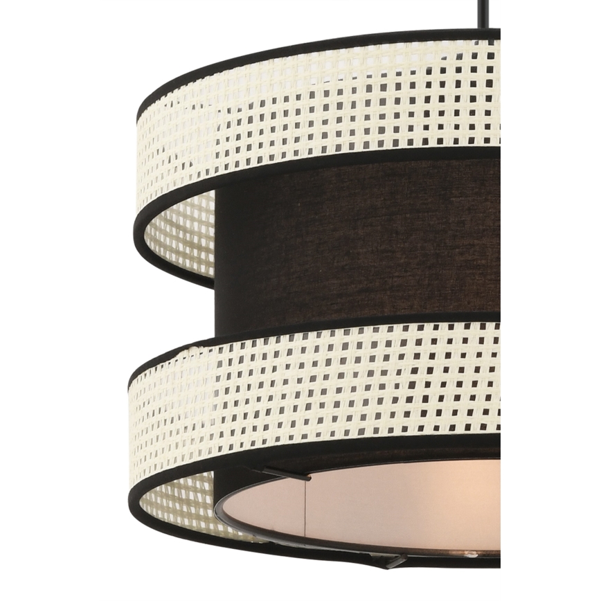 Loft lampe HALO 1xE27/60W/230V sort/creme
