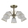Loftlampa på stangen LOSANNA 5xE14/40W/230V messing
