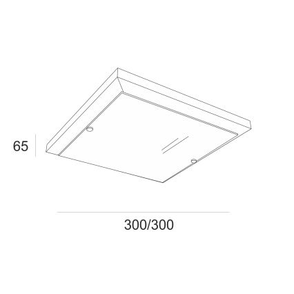 Loftlampe 1xE27/60W/230V fyrretræ - FSC certificeret