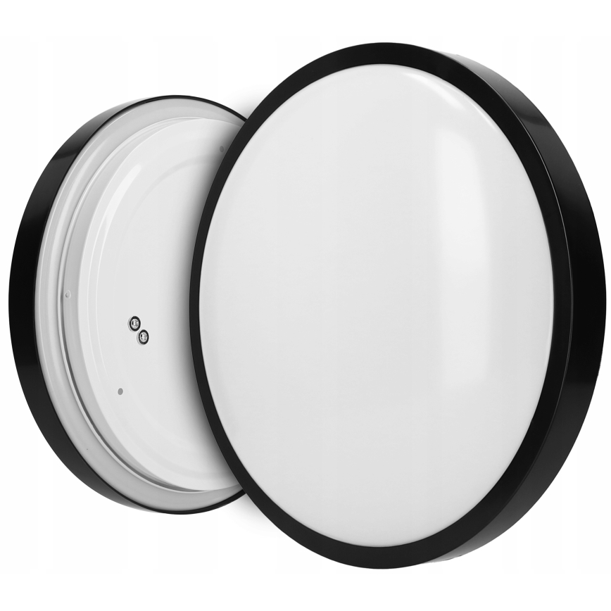 Loftlampe 2xE27/40W/230V, Ø 29,5 cm, sort