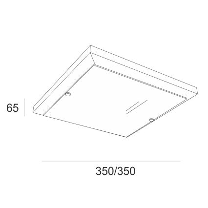 Loftlampe 2xE27/60W/230V bøg - FSC certificeret