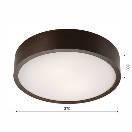 Loftlampe 2xE27/60W/230V fyrretræ