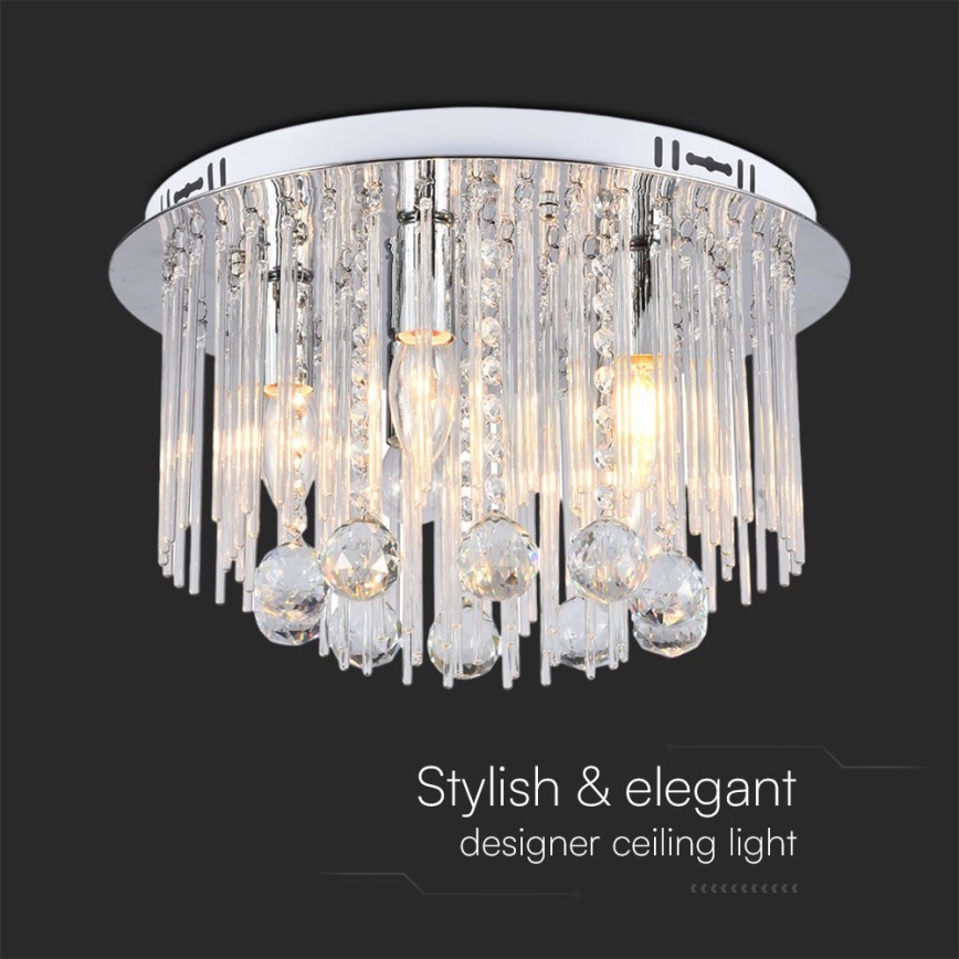 Loftlampe 5xE14/40W/230V diameter 40 cm