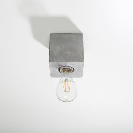 Loftlampe ABEL 1xE27/60W/230V betongrå