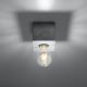 Loftlampe ABEL 1xE27/60W/230V betongrå