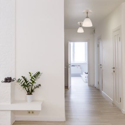 Loftlampe ADRIANO 1xE27/60W/230V bøg