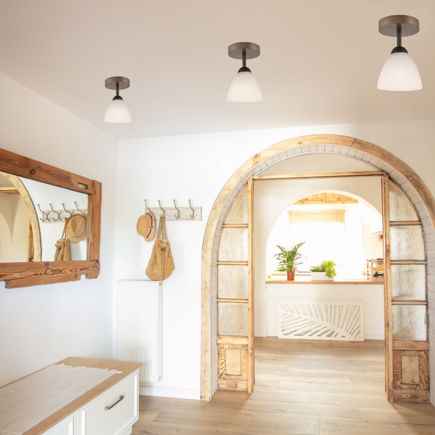 Loftlampe ADRIANO 1xE27/60W/230V bøg