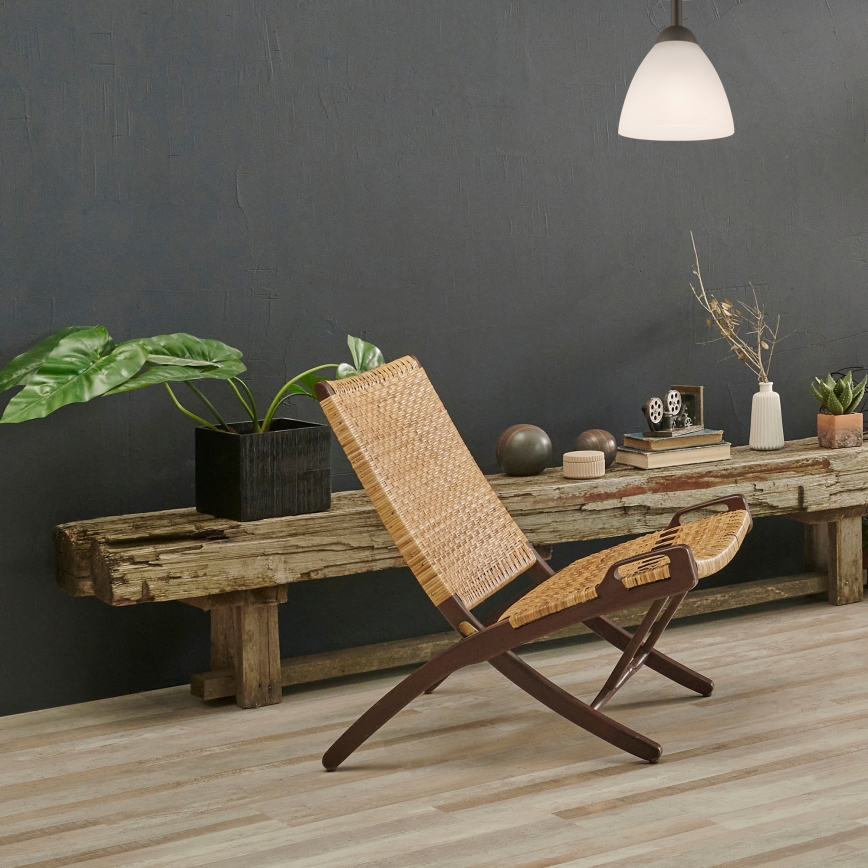 Loftlampe ADRIANO 1xE27/60W/230V bøg