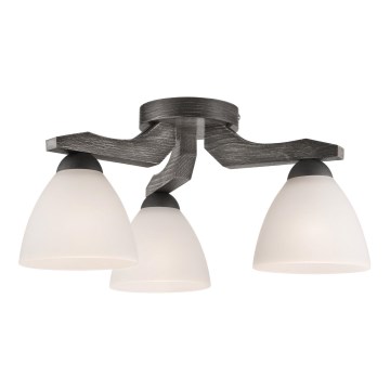 Loftlampe ADRIANO 3xE27/60W/230V bøg - FSC certificeret