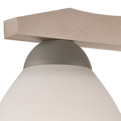 Loftlampe ADRIANO 3xE27/60W/230V bøg - FSC certificeret