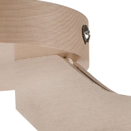 Loftlampe ADRIANO 3xE27/60W/230V bøg