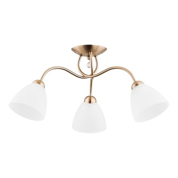 Loftlampe AMARILLO 3xE27/15W/230V guldfarvet