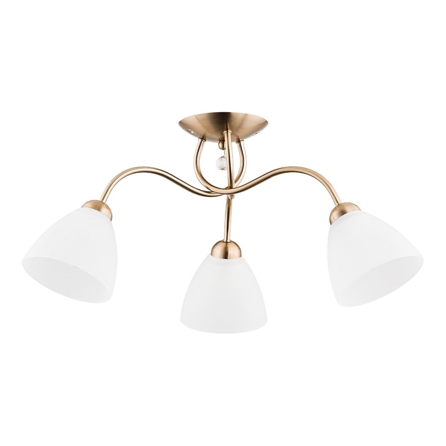 Loftlampe AMARILLO 3xE27/15W/230V guldfarvet