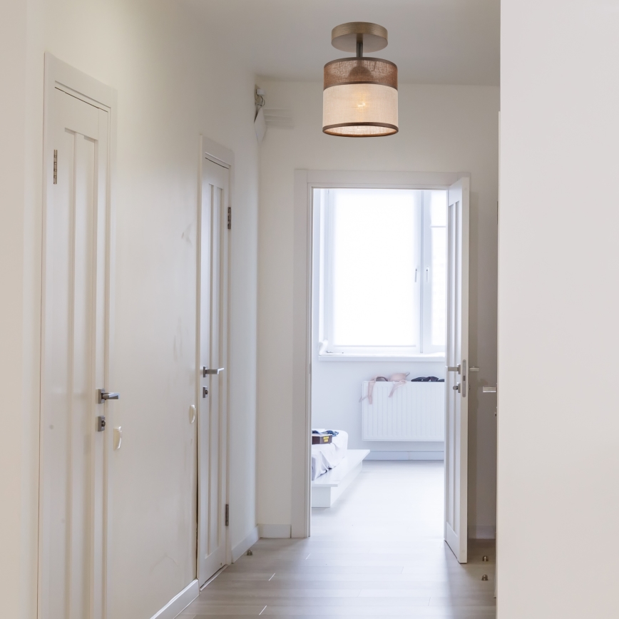 Loftlampe ANDREA 1xE27/60W/230V bøg