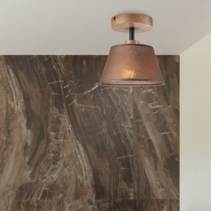 Loftlampe ANTONIO 1xE14/40W/230V brun/eg